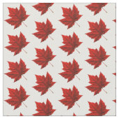 Canada Fabric Canada Flag Fabric Gepersonaliseerd Stof (Close Up)