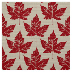 Canada Fabric Canada Flag Fabric Gepersonaliseerd Stof