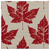 Canada Fabric Canada Flag Fabric Gepersonaliseerd Stof (Close Up)