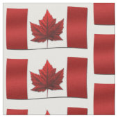 Canada Fabric Canada Flag Fabric Gepersonaliseerd  Stof (Close Up)