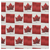 Canada Fabric Canada Flag Fabric Gepersonaliseerd Stof (Close Up)