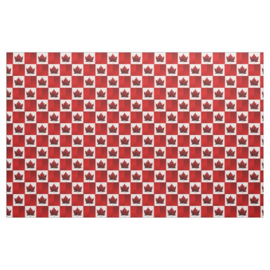 Canada Fabric Canada Flag Fabric Gepersonaliseerd  Stof (Yard (91,4 cm))