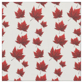 Canada Fabric Canada Flag Fabric Gepersonaliseerd  Stof (Close Up)