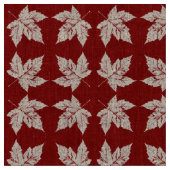 Canada Fabric Canada Flag Fabric Gepersonaliseerd Stof (Close Up)