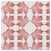 Canada Fabric Canada Flag Fabric Gepersonaliseerd Stof (Close Up)