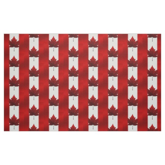 Canada Fabric Canada Flag Fabric Gepersonaliseerd Stof (Fat Quarter)
