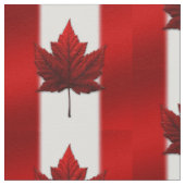 Canada Fabric Canada Flag Fabric Gepersonaliseerd Stof (Close Up)
