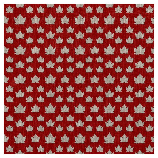 Canada Fabric Canada Flag Fabric Gepersonaliseerd  Stof (Swatch)