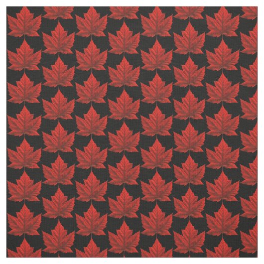 Canada Fabric Canada Flag Fabric Gepersonaliseerd  Stof (Swatch)