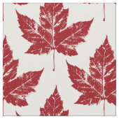 Canada Fabric Canada Flag Fabric Gepersonaliseerd Stof (Close Up)