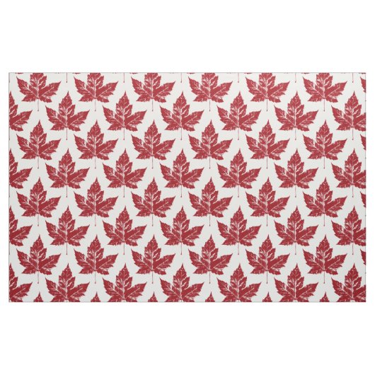 Canada Fabric Canada Flag Fabric Gepersonaliseerd Stof (Fat Quarter)