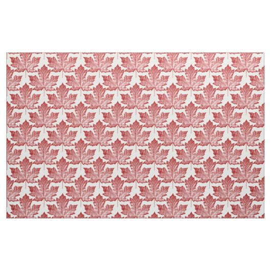 Canada Fabric Canada Flag Fabric Gepersonaliseerd Stof (Fat Quarter)