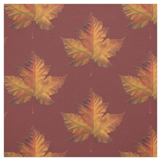 Canada Fabric Canada Maple Leaf Fabric aanpassen Stof (Swatch)