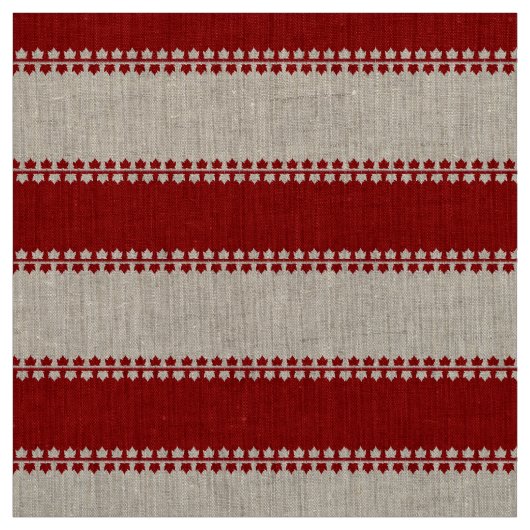 Canada Fabric Canada Maple Leaf Fabric Flag Fabric Stof (Swatch)