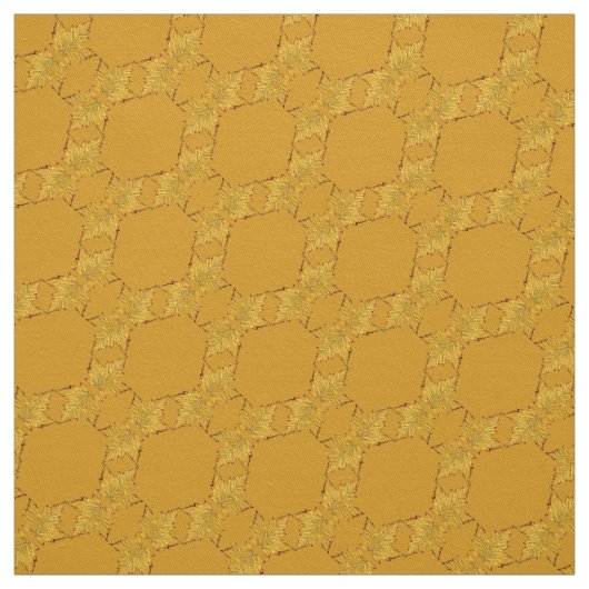 Canada Fabric Maple Leaf Fabric Yellow Fabric Stof (Swatch)