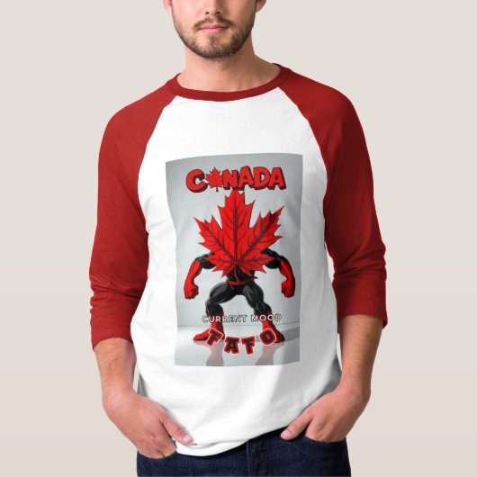Canada FAFO Raglan T-shirt (Voorkant)
