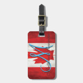 Canada Familie Reünie Monogram Bagagelabel (Voorkant verticaal)