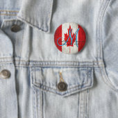 Canada Family Reunion Monogram Ronde Button 5,7 Cm (In situ)