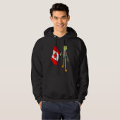 Canada Fan Frog Hoodie (Voorkant volledig)