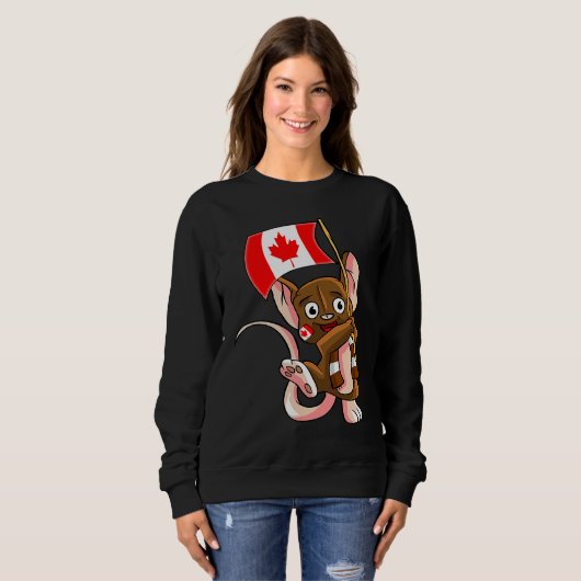 Canada Fan Mouse Trui (Voorkant volledig)