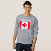 Canada First. Conservative Canada. Sweatshirt (Voorkant volledig)
