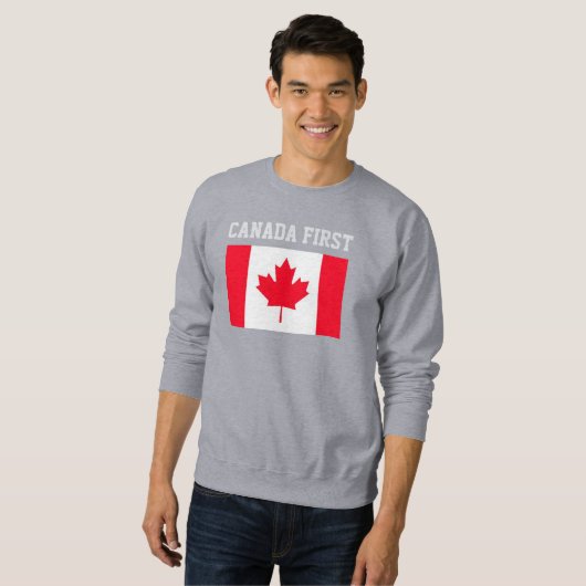 Canada First. Conservative Canada. Sweatshirt (Voorkant volledig)