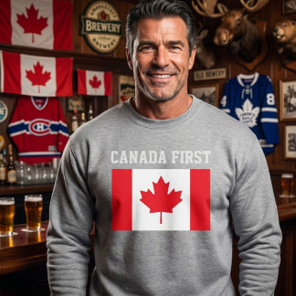 Canada First. Conservative Canada. Sweatshirt