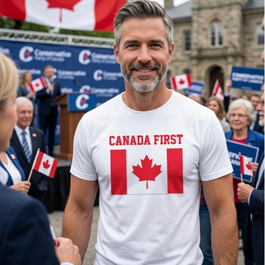 Canada First. Conservative Canada. T-shirt