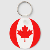 Canada Fisheye Flag Sleutelhanger (Voorkant)