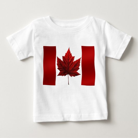 Canada Flag Baby Shirt Canada Baby Souvenirs (Voorkant)