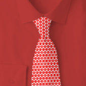 Canada Flag Brick Pattern Stropdas