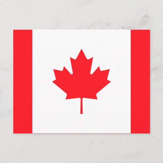 Canada Flag Briefkaart - Canadian Souvenir Mailer (Voorkant)