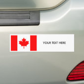CANADA FLAG Bumpersticker (Op auto)