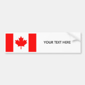CANADA FLAG Bumpersticker (Voorkant)