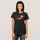 Canada Flag Canadian Flag Pride Country Happy Cana T-shirt (Voorkant volledig)