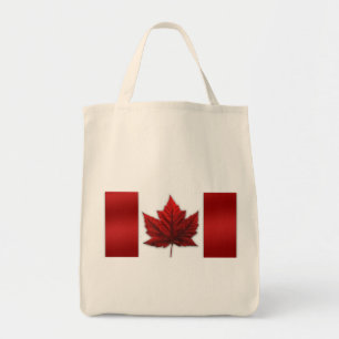 Canada Flag Canvas tas Environmental Canada Canvas