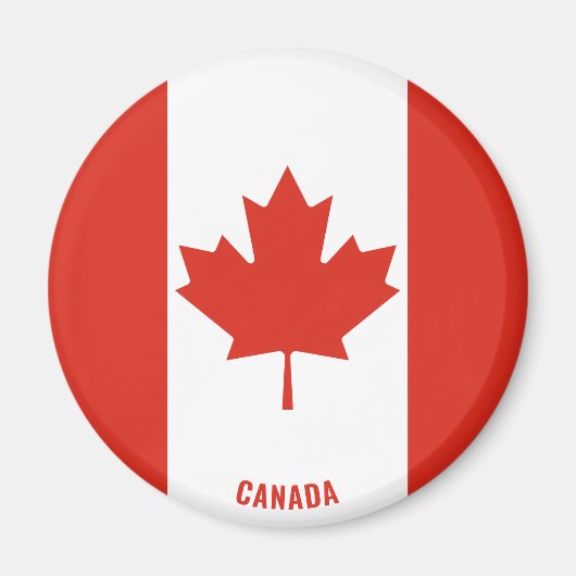 Canada Flag Charming Patriotic Magnet (Voorkant)