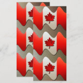 Canada Flag-Chrome door Shirley Taylor (Voorkant / Achterkant)