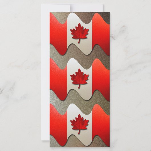 Canada Flag-Chrome door Shirley Taylor (Voorkant)