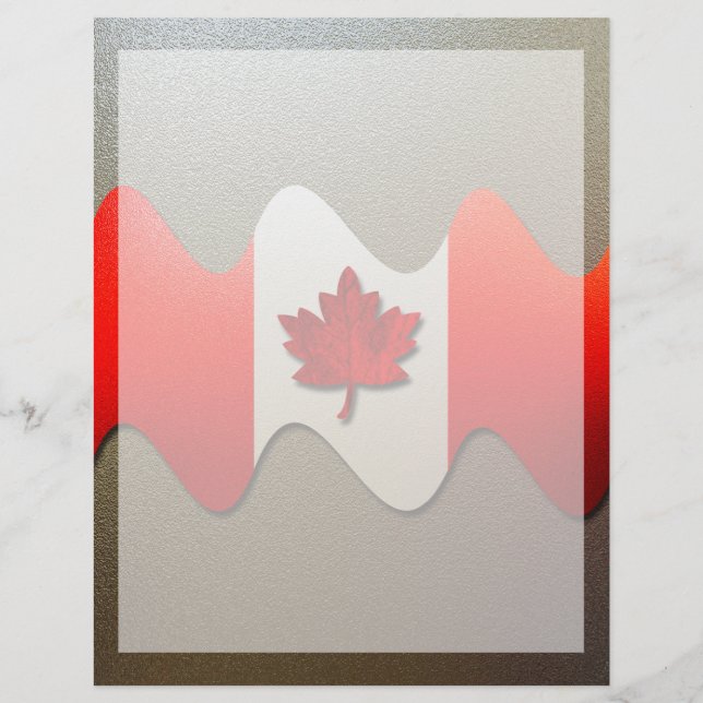 Canada Flag-Chrome door Shirley Taylor (Voorkant)