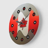Canada Flag-Chrome door Shirley Taylor Grote Klok (Hoek)