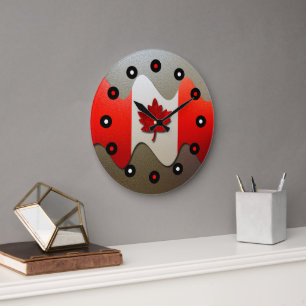 Canada Flag-Chrome door Shirley Taylor Grote Klok