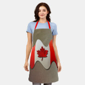 Canada Flag-Chrome door Shirley Taylor Schort (Gedragen)