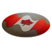 Canada Flag-Chrome door Shirley Taylor Snijplank (Hoek)