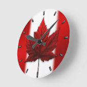 Canada Flag Clock Canada Souvenir Wall Clocks Gift Ronde Klok (Hoek)