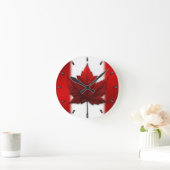 Canada Flag Clock Canada Souvenir Wall Clocks Gift Ronde Klok (Huis)