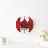 Canada Flag Clock Canada Souvenir Wall Clocks Gift Ronde Klok (Huis)