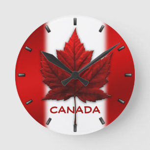 Canada Flag Clock Canada Souvenir Wall Clocks Gift Ronde Klok