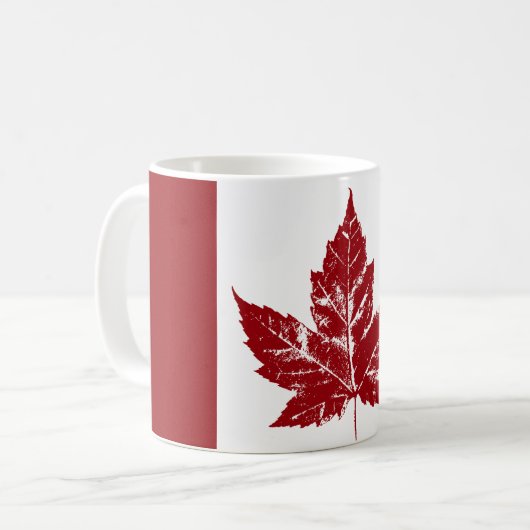 Canada Flag Cups Canadese Souvenir Mokken (Voorkant links)