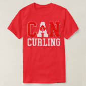 Canada Flag Curler - Canadese CAN Curling T-shirt (Design voorkant)